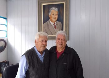 Presidente do SINDHOSFILVP visita Francisco Teruel, um dos fundadores do Sincomércio de Osasco e Região