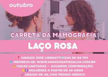 Carreta de Mamografia Laço Rosa chega a Osasco com patrocínio da Betano